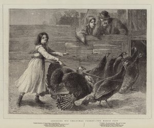 Choosing His Christmas Turkey, the March Past